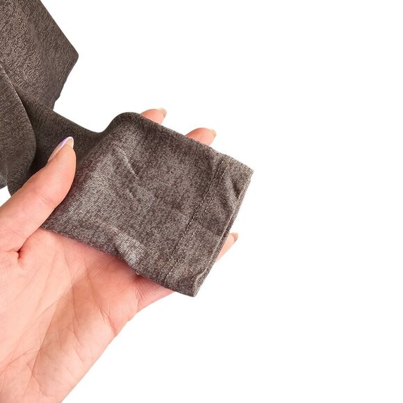 Vince Grey Speckled Long Sleeve Lightweight Top Sz M - Picture 4 of 9